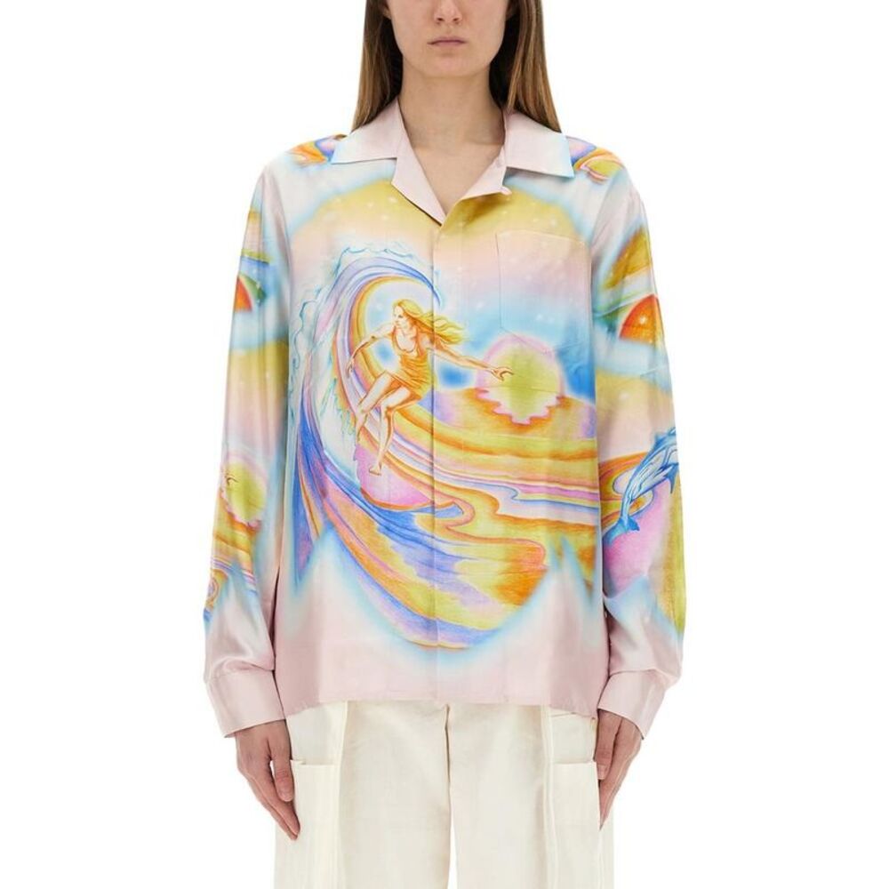CASABLANCA Printed Silk Shirt Women MULTICOLOUR Shirts